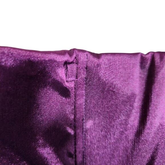 Max and Cleo Strapless Dress Women Size 8 Purple Dark Romance Feminine Pockets - Picture 5 of 10